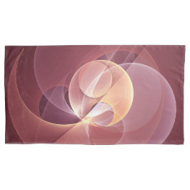 Abstract Elegant Modern Wine Red Fractal Art Kussensloop