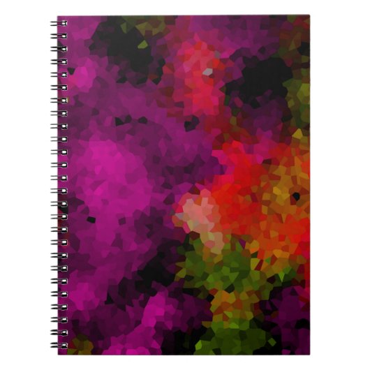 Abstract, elegant, mozaïekpatroon, mozaïekpatroon, notitieboek (Voorkant)