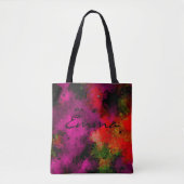 Abstract, elegant, mozaïekpatroon, mozaïekpatroon, tote bag (Voorkant)