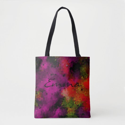 Abstract, elegant, mozaïekpatroon, mozaïekpatroon, tote bag (Voorkant)