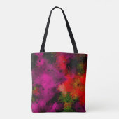 Abstract, elegant, mozaïekpatroon, mozaïekpatroon, tote bag (Achterkant)