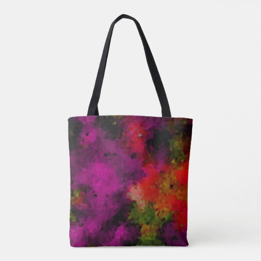 Abstract, elegant, mozaïekpatroon, mozaïekpatroon, tote bag (Achterkant)