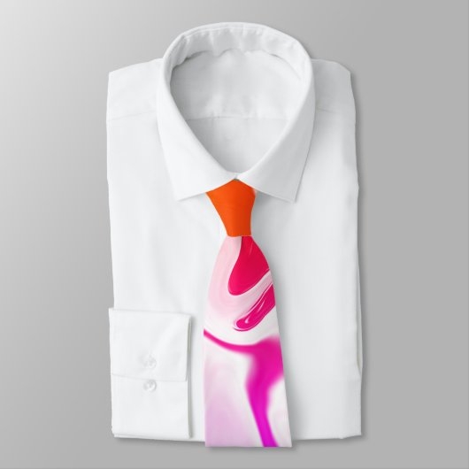 Abstract, elegant, retro, regenboog stropdas (Gebonden)