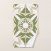 Abstract, elegant vormgegeven sierpatroon bad handdoek (Handdoek)
