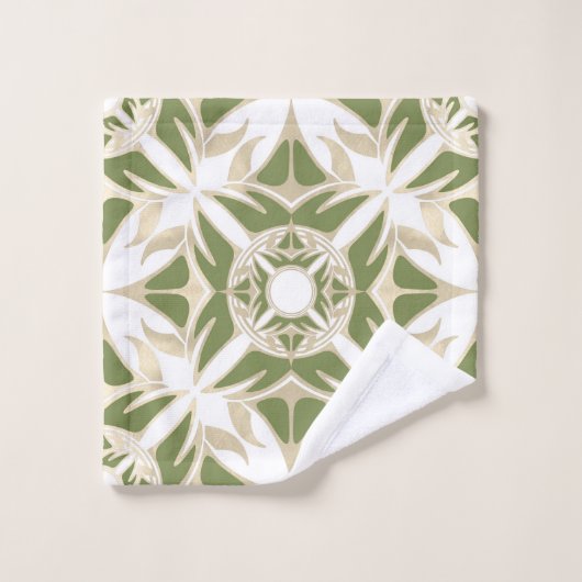 Abstract, elegant vormgegeven sierpatroon bad handdoek (Wasdoekje)