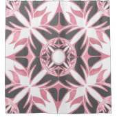 Abstract, elegant vormgegeven sierpatroon douchegordijn (Voorkant)