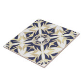 Abstract, elegant vormgegeven sierpatroon tegeltje (Zijkant)