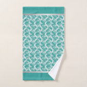 Abstract Elegante Aqua Handdoekenset Bad Handdoek (Handdoek)