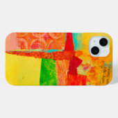 Abstract elegante gemengde kleurrijke schilderij p Case-Mate iPhone case (Achterkant (horizontaal))
