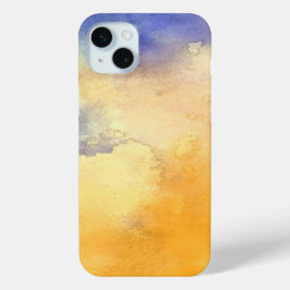 Abstract elegante gemengde kleurrijke schilderij p iPhone 15 mini hoesje