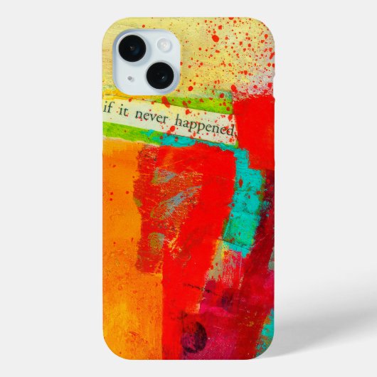 Abstract elegante gemengde kleurrijke schilderij p Case-Mate iPhone case (Achterkant)