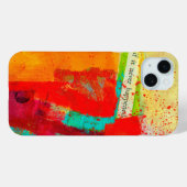 Abstract elegante gemengde kleurrijke schilderij p Case-Mate iPhone case (Achterkant (horizontaal))