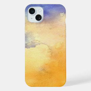 Abstract elegante gemengde kleurrijke schilderij p iPhone 15 plus case