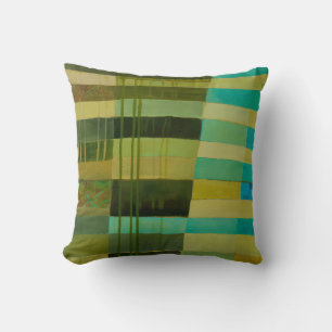 Abstract elegante gemengde kleurrijke schilderijpa kussen