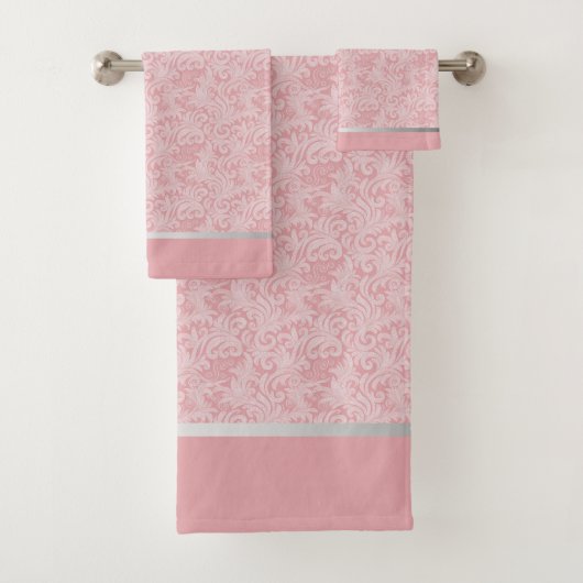 Abstract Elegante Roze Roze Bad Handdoek (Insitu)