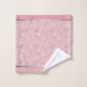 Abstract Elegante Roze Roze Bad Handdoek (Wasdoekje)