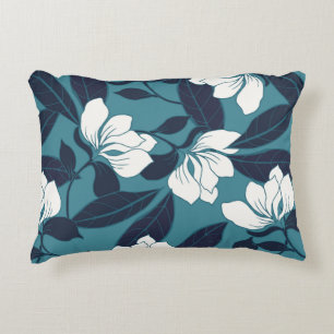 Abstract elegantiepatroon met florale achtergrond. accent kussen