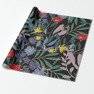 Abstract elegantiepatroon met florale achtergrond. cadeaupapier