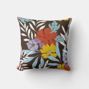 Abstract elegantiepatroon met florale achtergrond. kussen