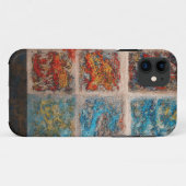 Abstract Elemental Art Mobile Hoesje (Achterkant (horizontaal))