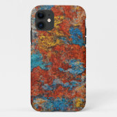 Abstract Elemental Art Mobile Hoesje (Achterkant)