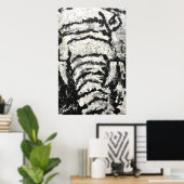 Abstract Elephant Poster (Thuiskantoor)