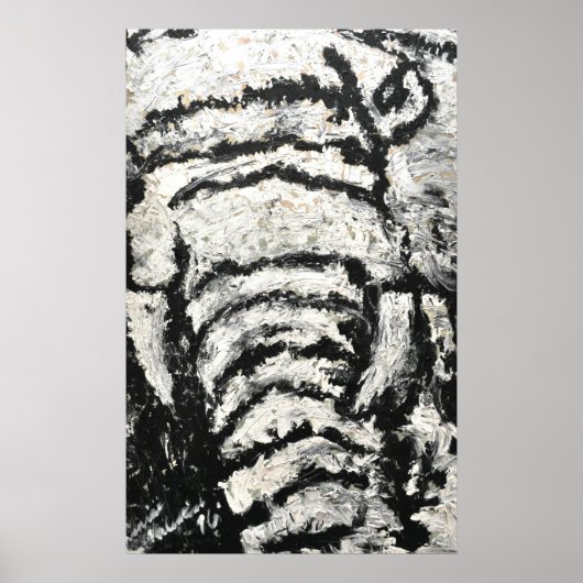 Abstract Elephant Poster (Voorkant)