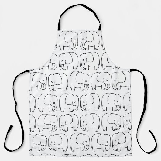 Abstract Elephant Schort (Voorkant)