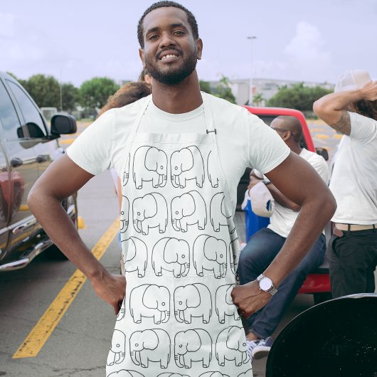 Abstract Elephant Schort