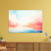 Abstract emotioneel landschap canvas afdruk (Insitu (Woonkamer))