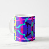 Abstract en in de Mok van de Kleur (Voorkant links)