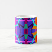 Abstract en in de Mok van de Kleur (Center)