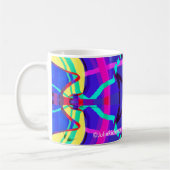 Abstract en in de Mok van de Kleur (Links)