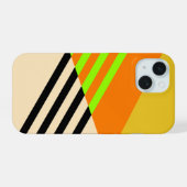Abstract en Kleurrijk iPhone 15 Case (Achterkant horizontaal)