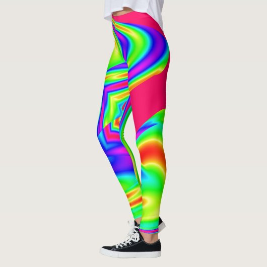 Abstract en kleurrijk leggings (Links)