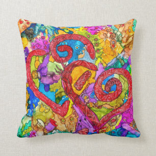 Abstract en kleurrijk Sierkussen