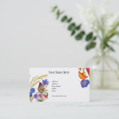 Abstract en kleurrijk Visitekaartje (Staand voorkant)