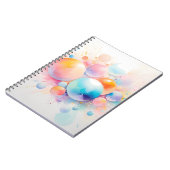 Abstract en modern bubbeldesign notitieboek (Linkerzijde)