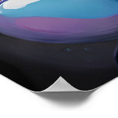 Abstract en modern bubbeldesign poster (Hoek)