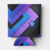 Abstract en Monogram Blikjeskoeler (Voorkant)