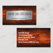 Abstract en staal Modern professioneel Visitekaart Visitekaartje (Voorkant / Achterkant)