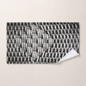 Abstract en stijlvol grijs patroon bad handdoek (Handdoek)