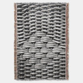 Abstract en stijlvol grijs patroon deken (Voorkant Verticaal)