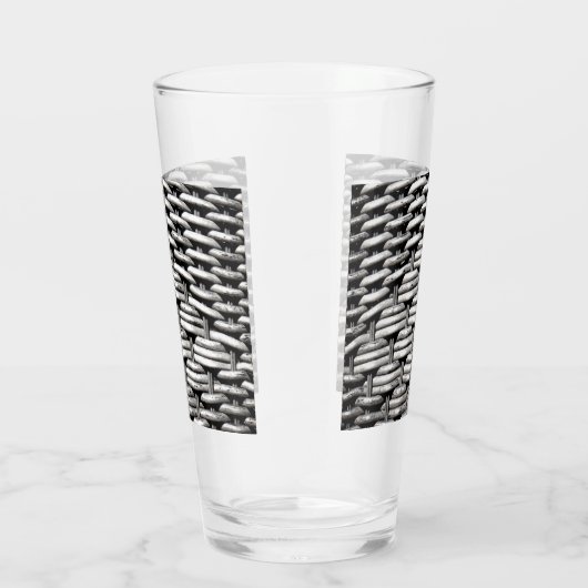 Abstract en stijlvol grijs patroon glas (Rechts)