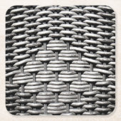 Abstract en stijlvol grijs patroon kartonnen onderzetters (Voorkant)