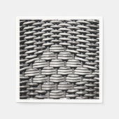 Abstract en stijlvol grijs patroon servet (Voorkant)