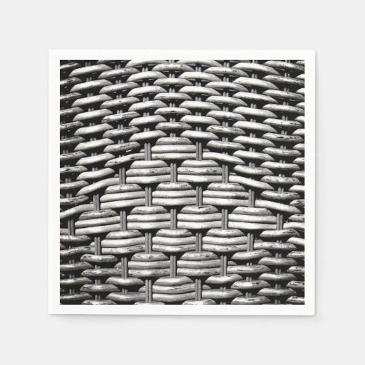 Abstract en stijlvol grijs patroon servet (Voorkant)