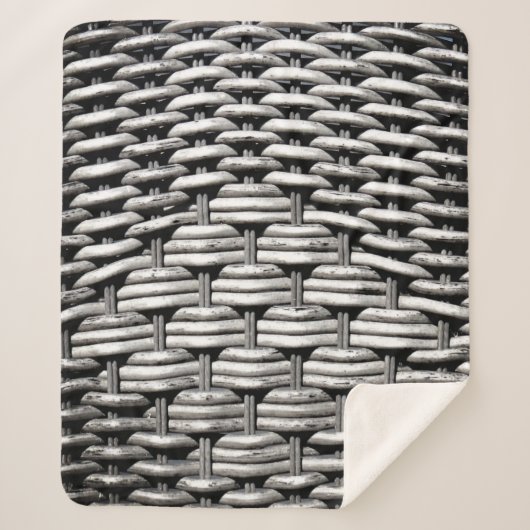 Abstract en stijlvol grijs patroon sherpa deken (Voorkant)