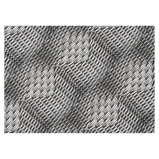 Abstract en stijlvol grijs patroon tafelkleed (Voorkant (Horizontaal))