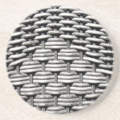 Abstract en stijlvol grijs patroon zandsteen onderzetter (Voorkant)